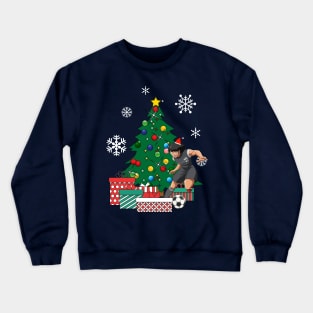 Kojiro Hyuga Around The Christmas Tree Captain Tsubasa Crewneck Sweatshirt